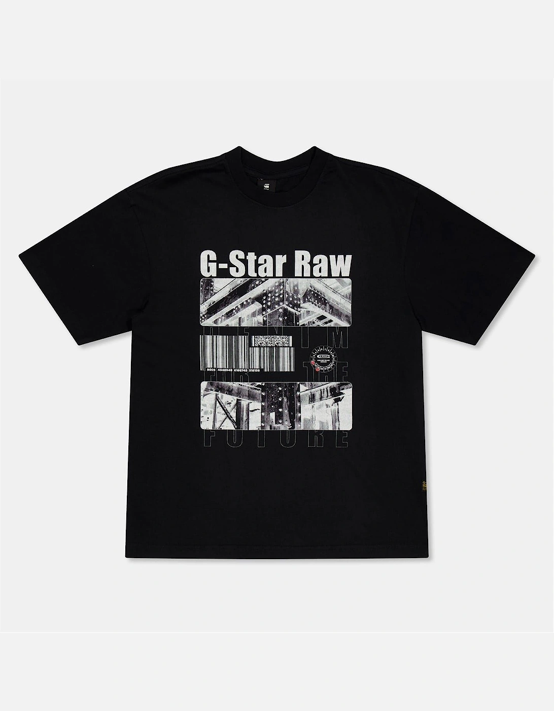 Oversize Fit Text Graphic Crew Neck Short Sleeve T-Shirt, 2 of 1