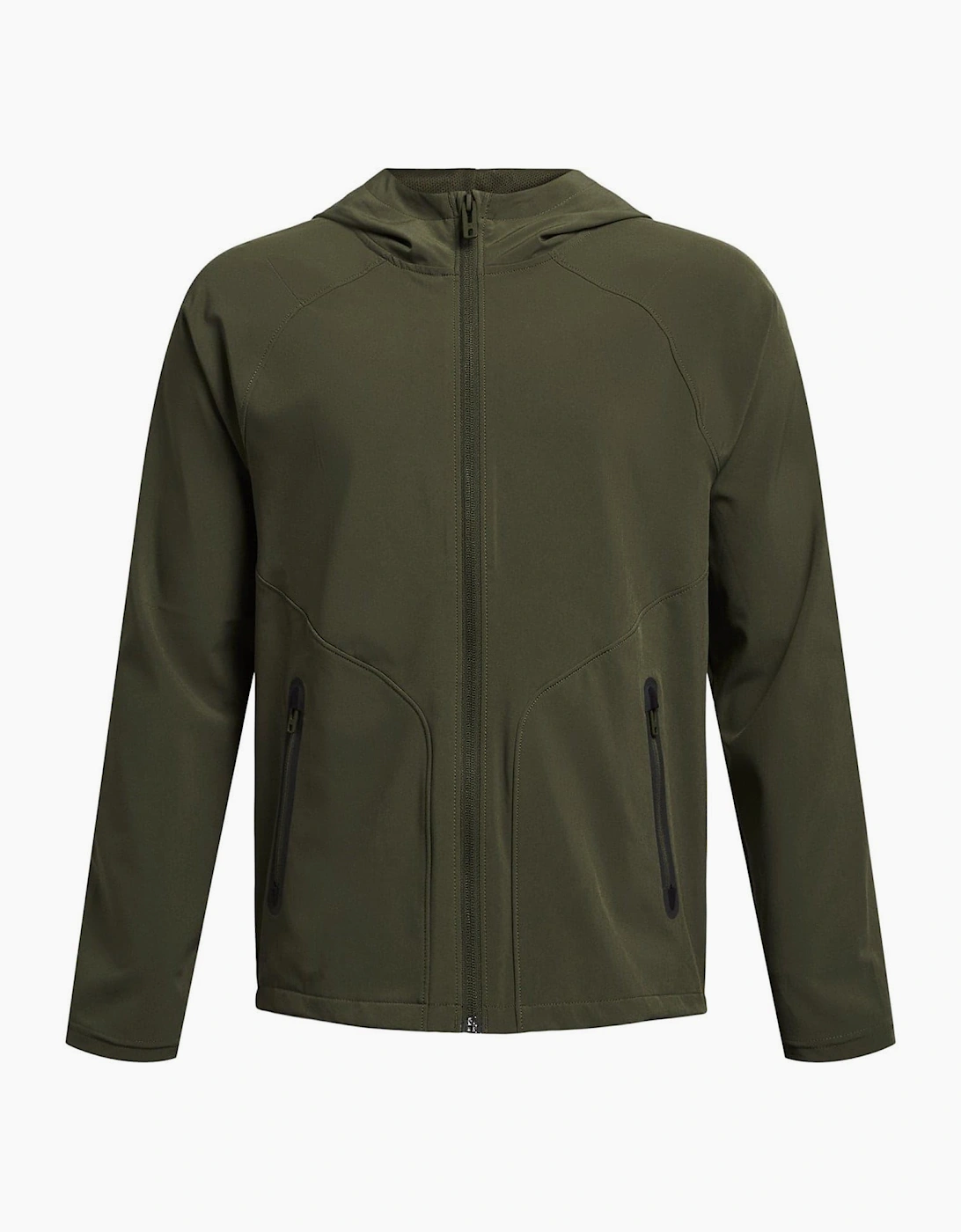 Solid Patterned Hooded Full Zipper Fleece Jacket, 3 of 2