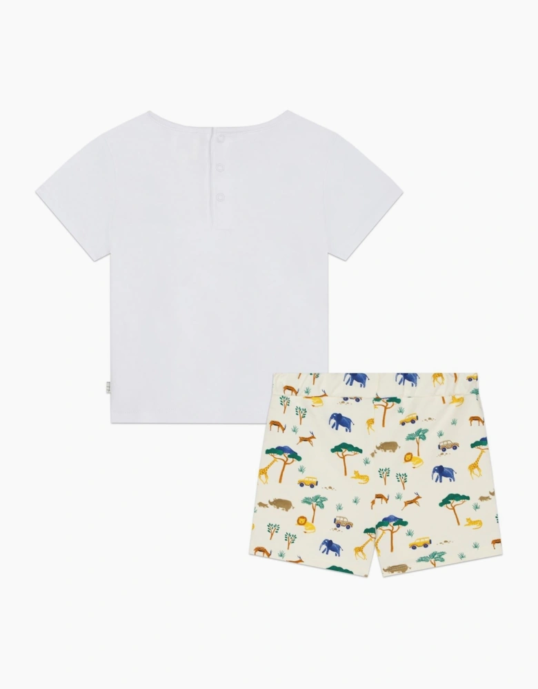 Crew Neck Short Sleeve T-Shirt and Short Set