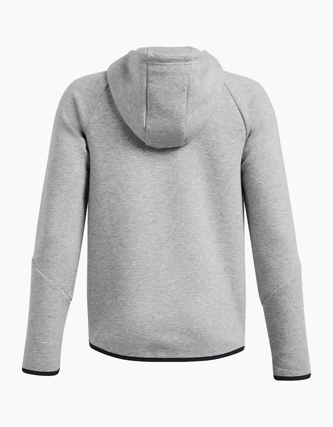 Unstoppable Hooded Neck Full Zipper Ribbed Cuff Sweat Jacket