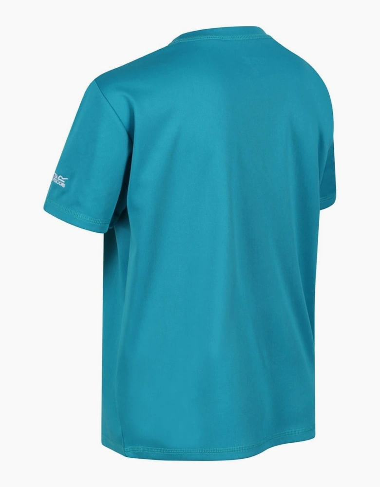 Text Graphic Crew Neck Short Sleeve Jersey T-Shirt