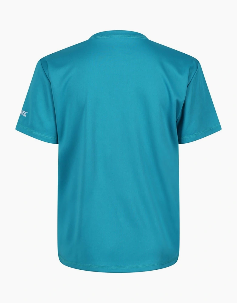 Text Graphic Crew Neck Short Sleeve Jersey T-Shirt