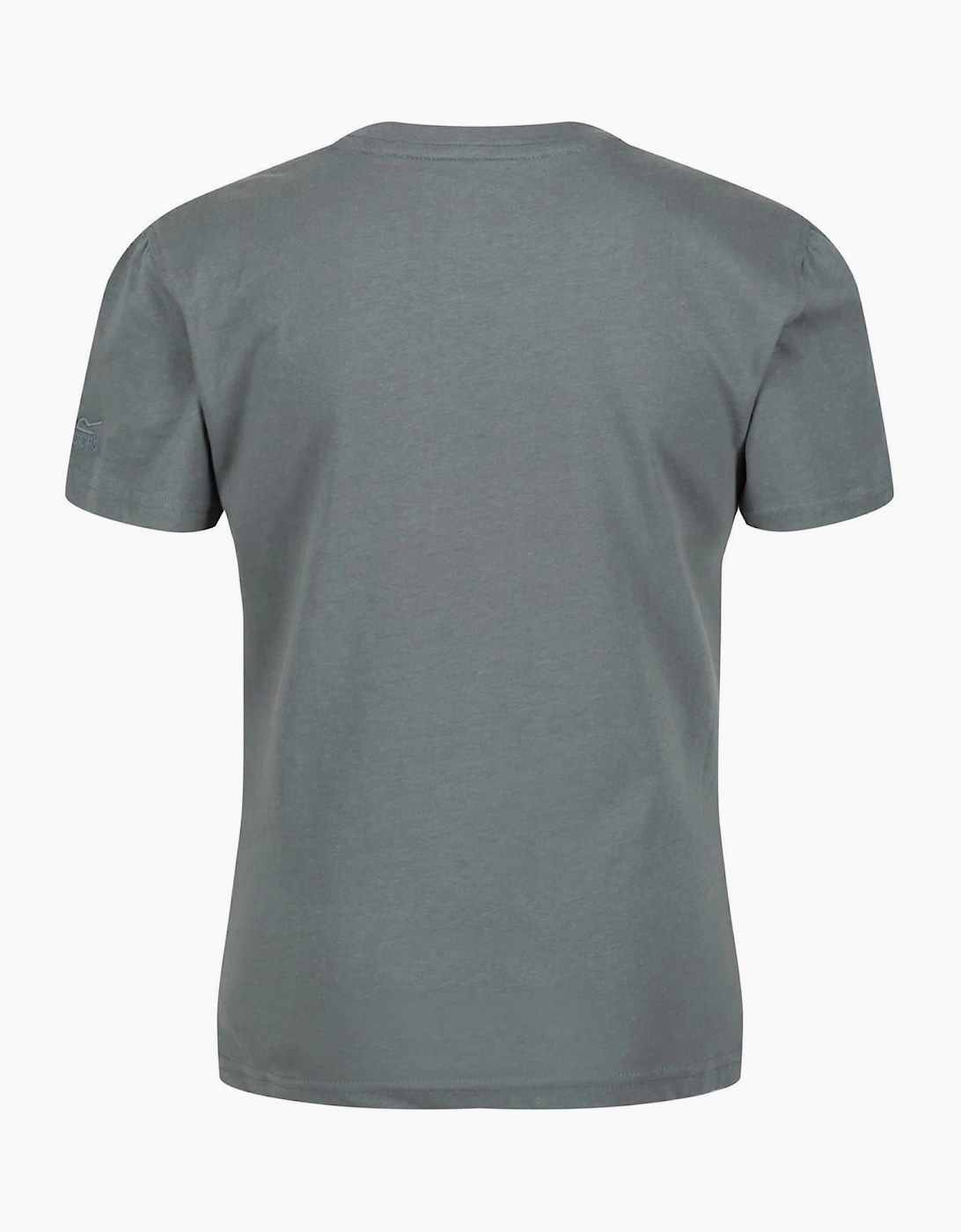 Lettering Graphic Crew Neck Short Sleeve Jersey T-Shirt