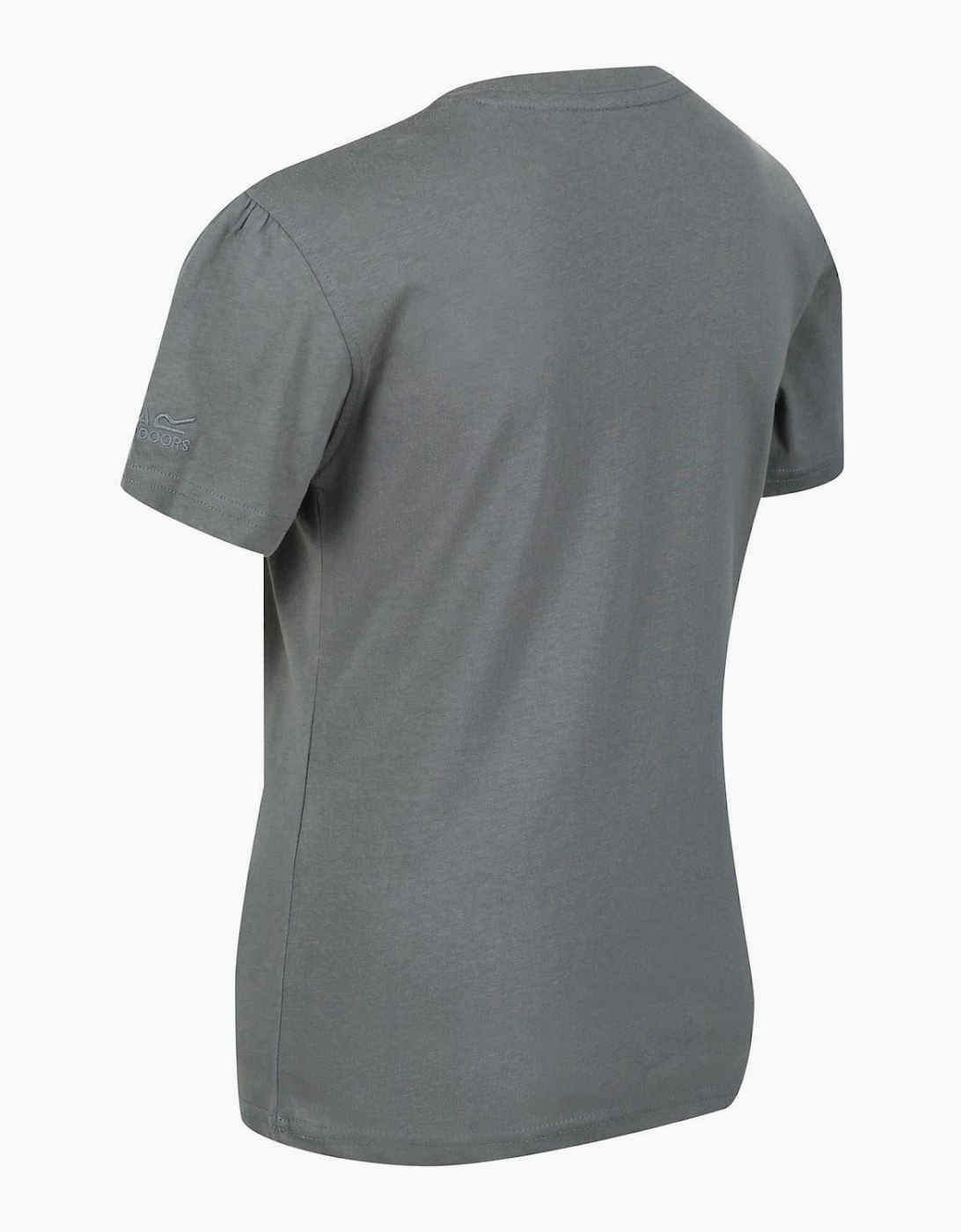 Lettering Graphic Crew Neck Short Sleeve Jersey T-Shirt