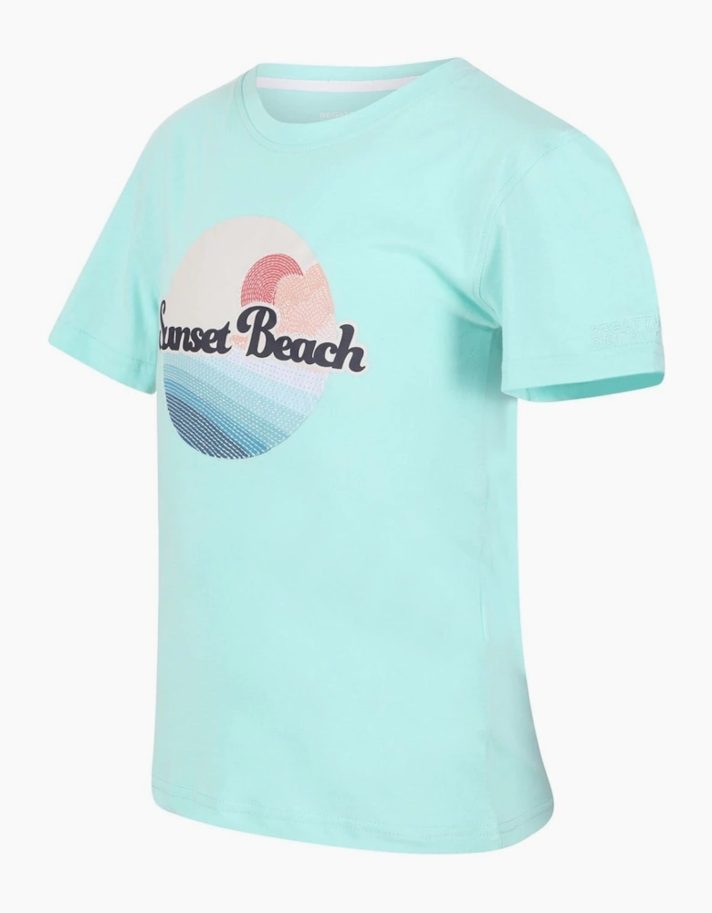 Bosleyv Embossed Logo Crew Neck Short Sleeve T-Shirt