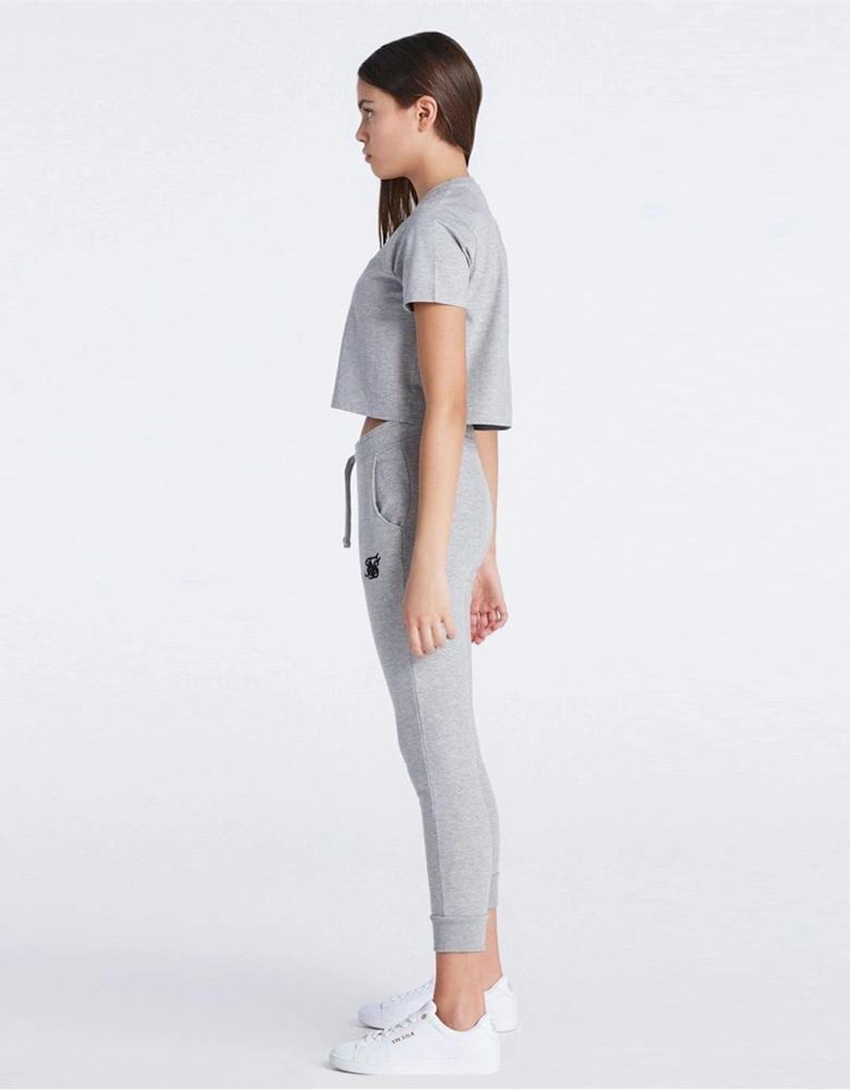 Cropped Crew Neck Regular Fit T-Shirt