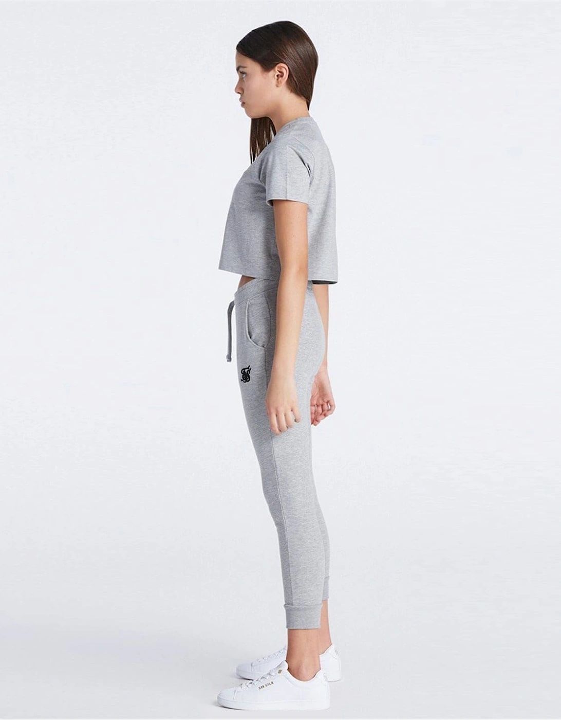Cropped Crew Neck Regular Fit T-Shirt