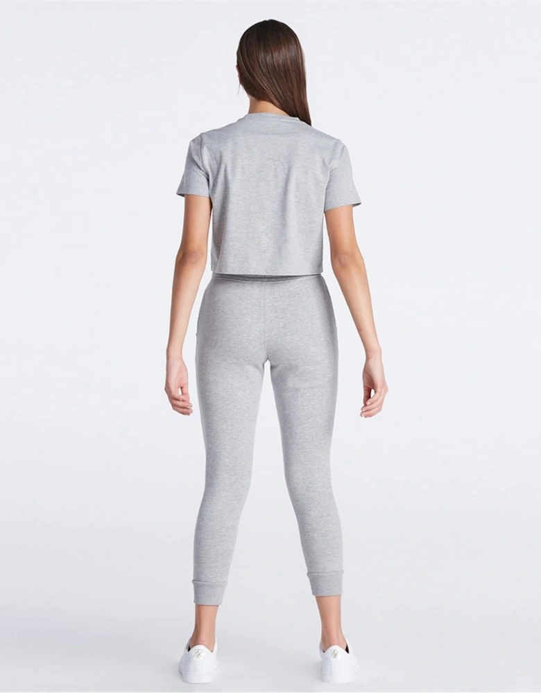 Cropped Crew Neck Regular Fit T-Shirt