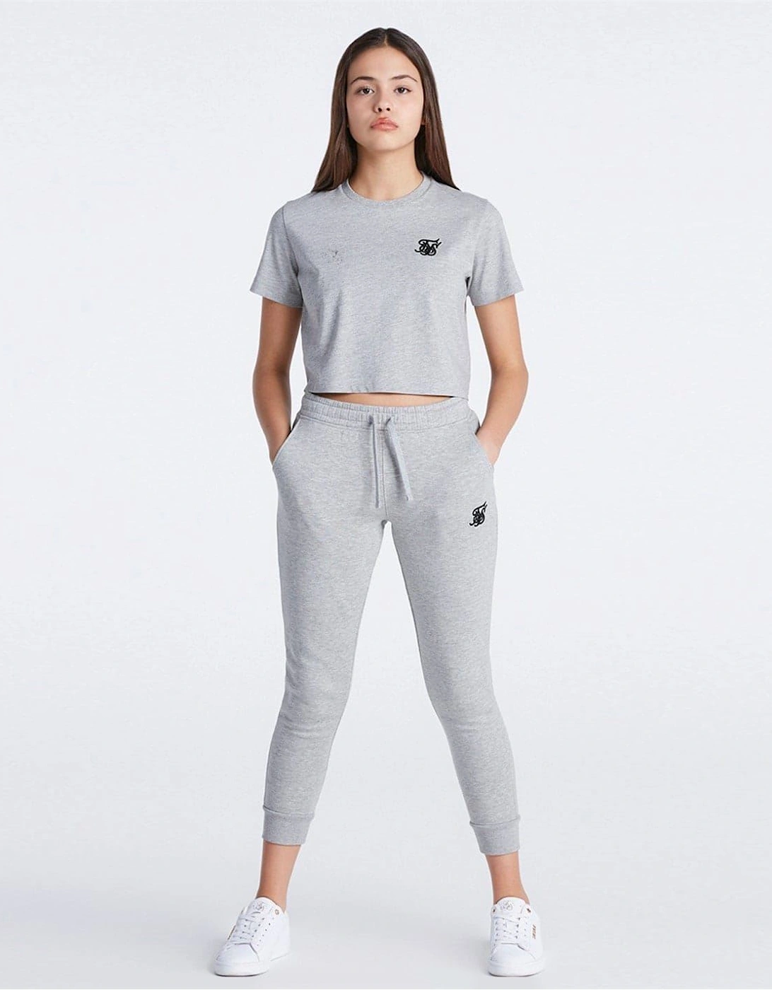 Cropped Crew Neck Regular Fit T-Shirt