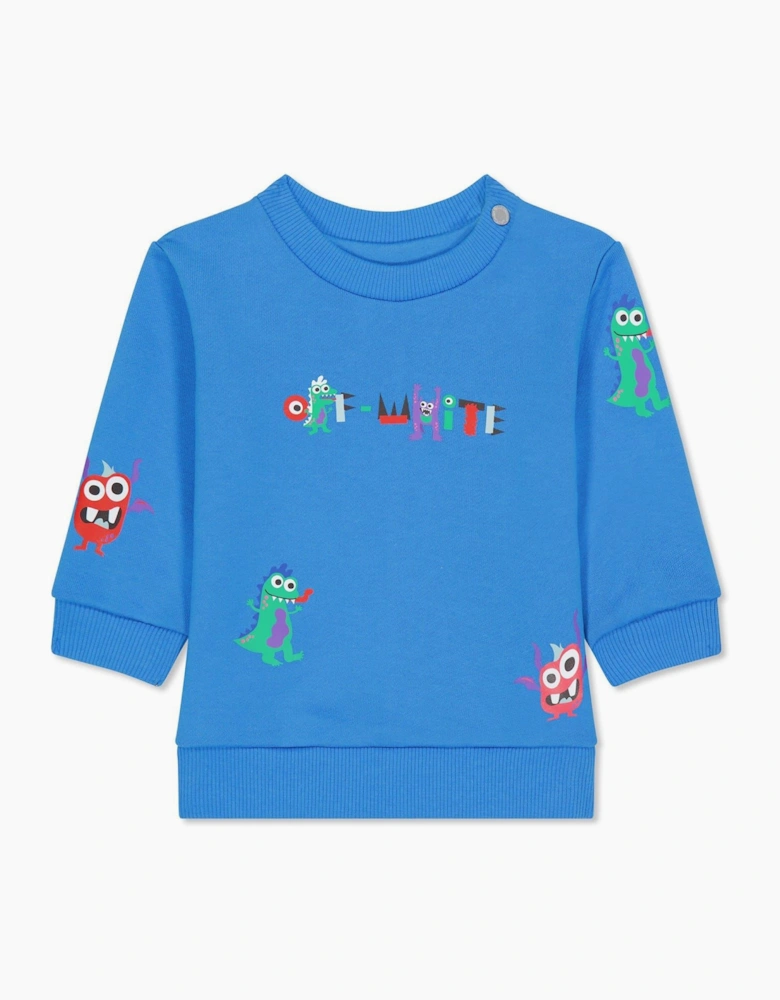 Monster Crew Neck Regular Fit Sweater