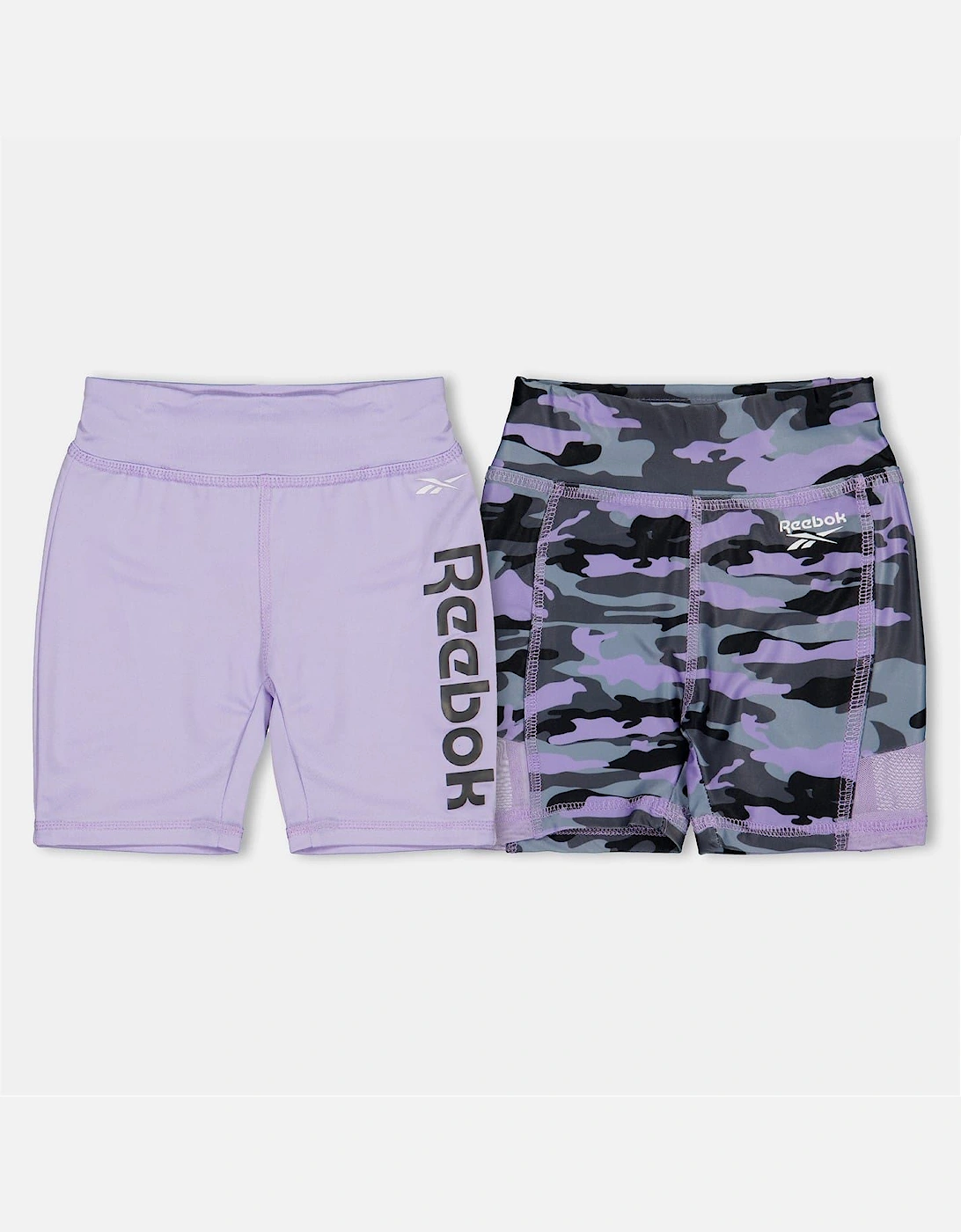 2 Pack Camo Slim Fit Bermuda Shorts
