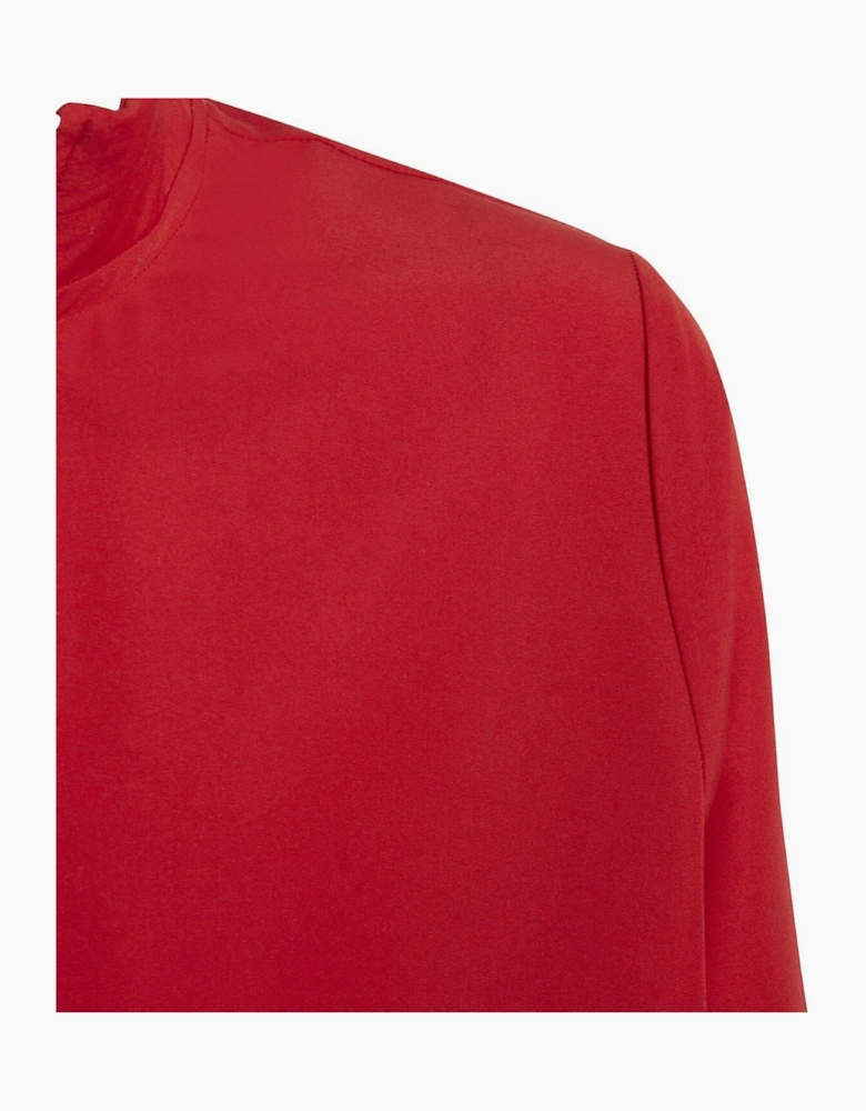 Kids Funnel Neck Long Sleeve Athletic Top