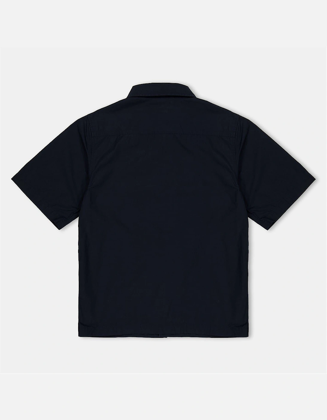 CP Company CP Company Boy's Collared Neck Short Sleeve Regular Fit Shirt - Black