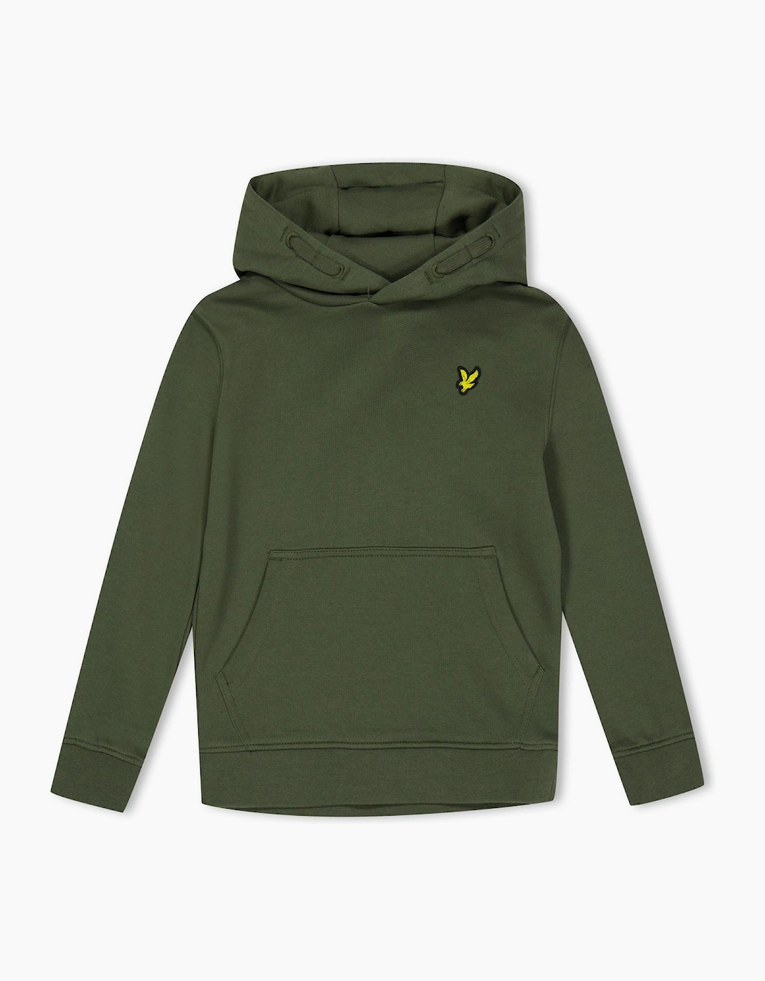 Hooded Neck Long Sleeve Sweatshirt with Kangaroo Pocket, 2 of 1