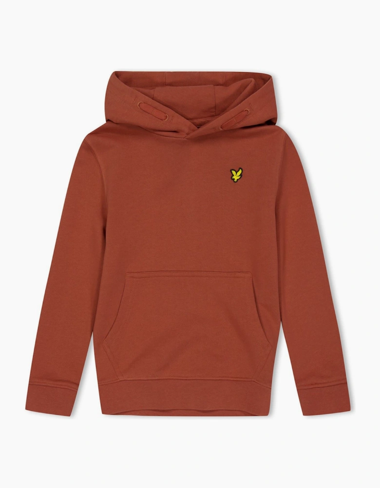 Hooded Neck Long Sleeve Sweatshirt with Kangaroo Pocket