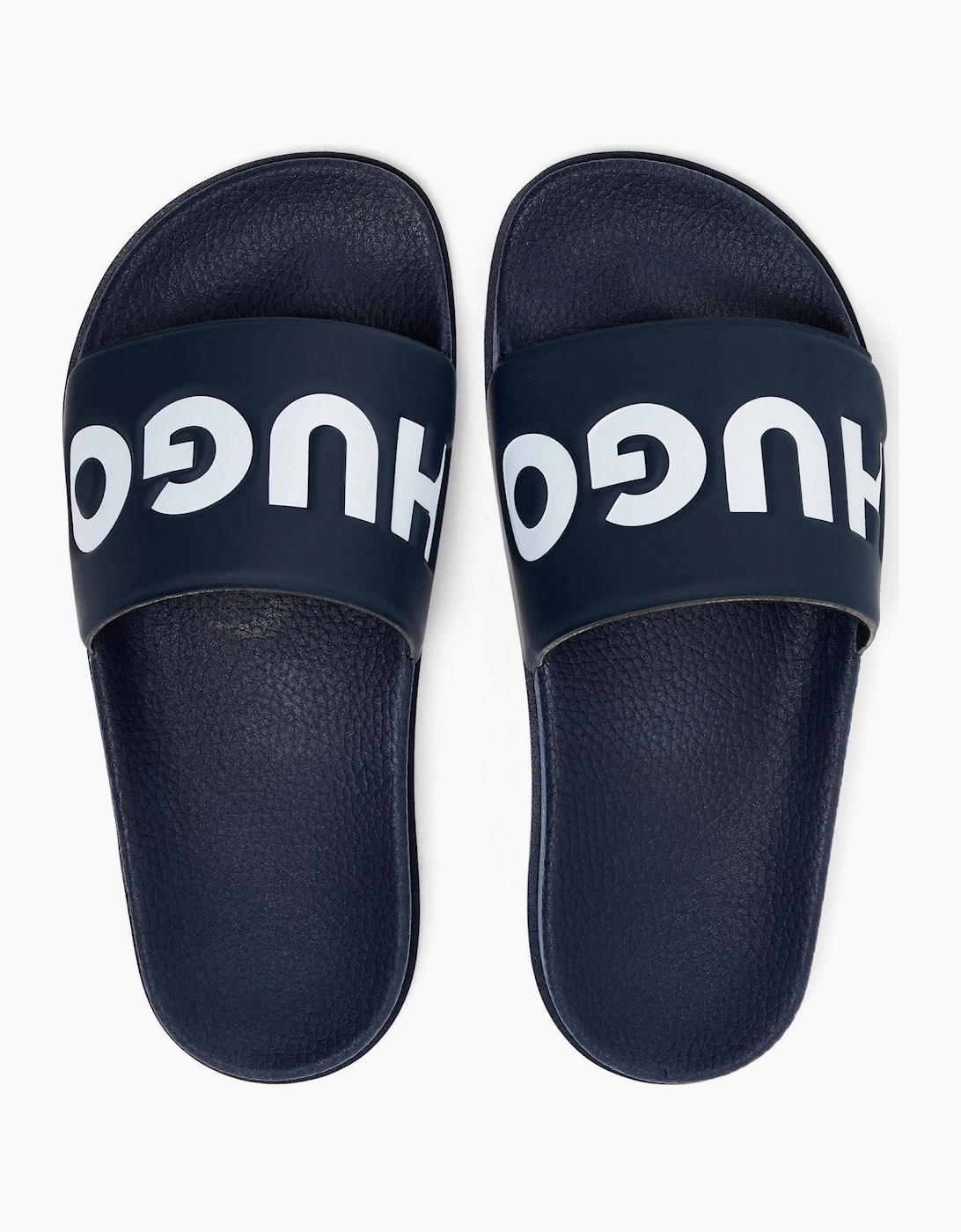 Match It Logo Print Open Toe Slide Sandals