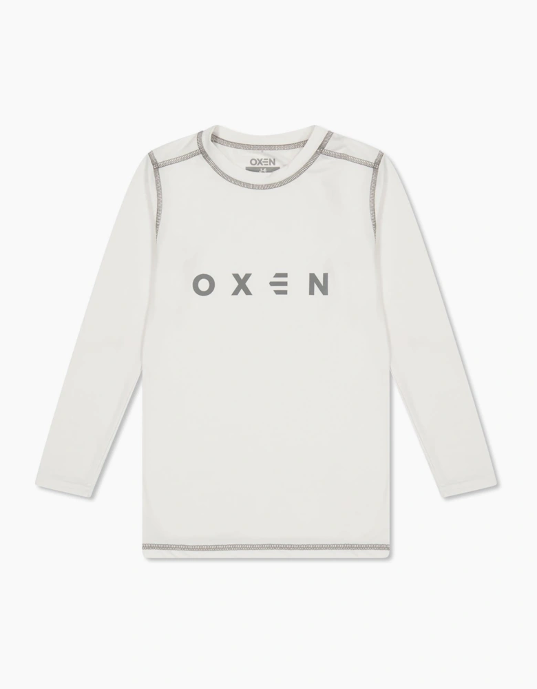 Crew Neck Long Sleeve Snug Fit Athletic Top