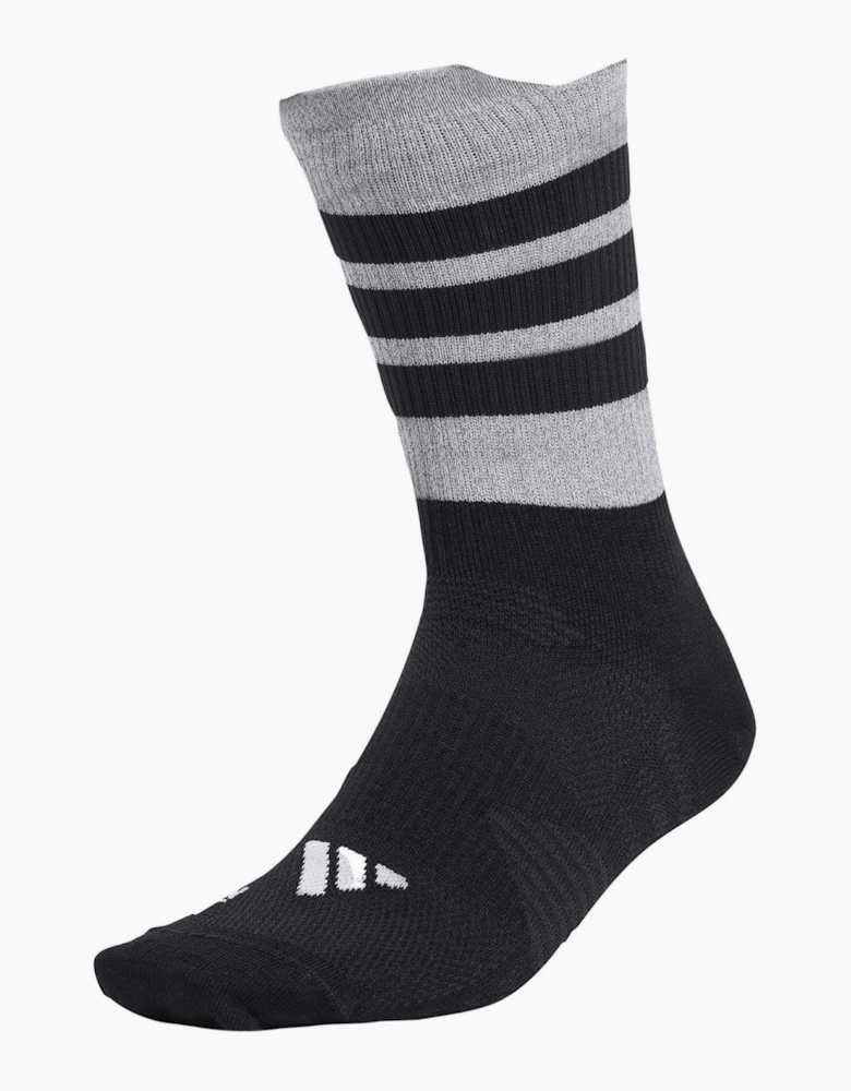 Run Reflective Long Crew Socks