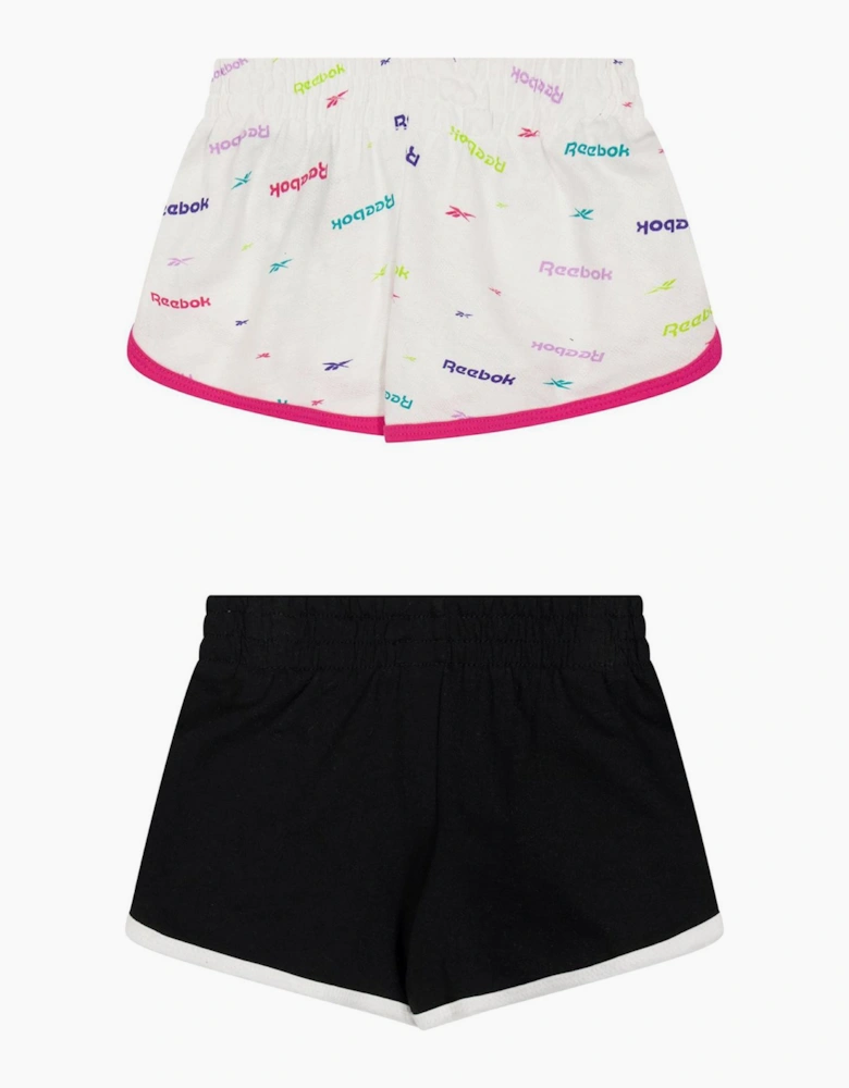 2 Pack Logo Print Road Shorts