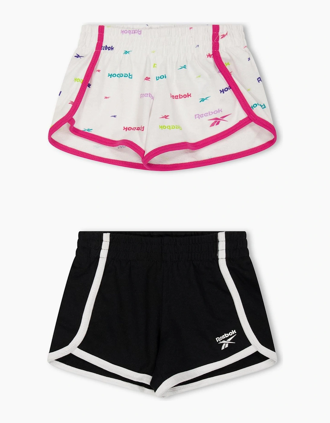 2 Pack Logo Print Road Shorts, 3 of 2