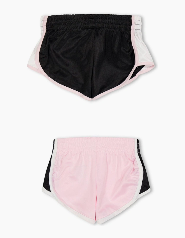 2 Pack Color Block Road Shorts
