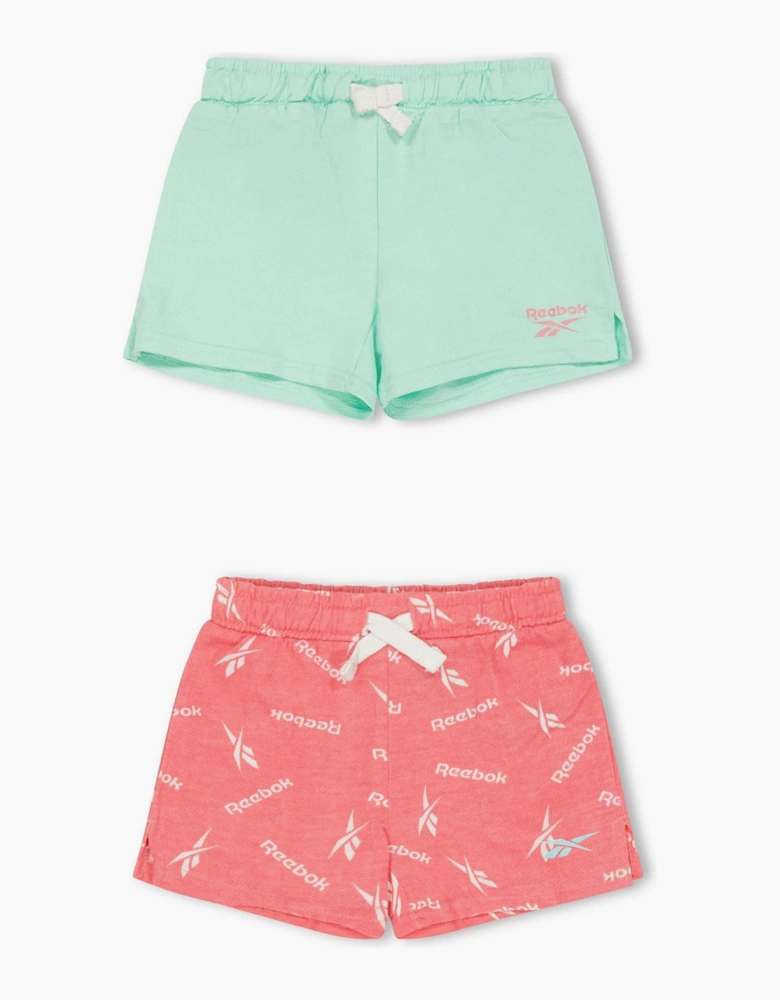 Logo Print Sweat Shorts with Elasticated Waistband