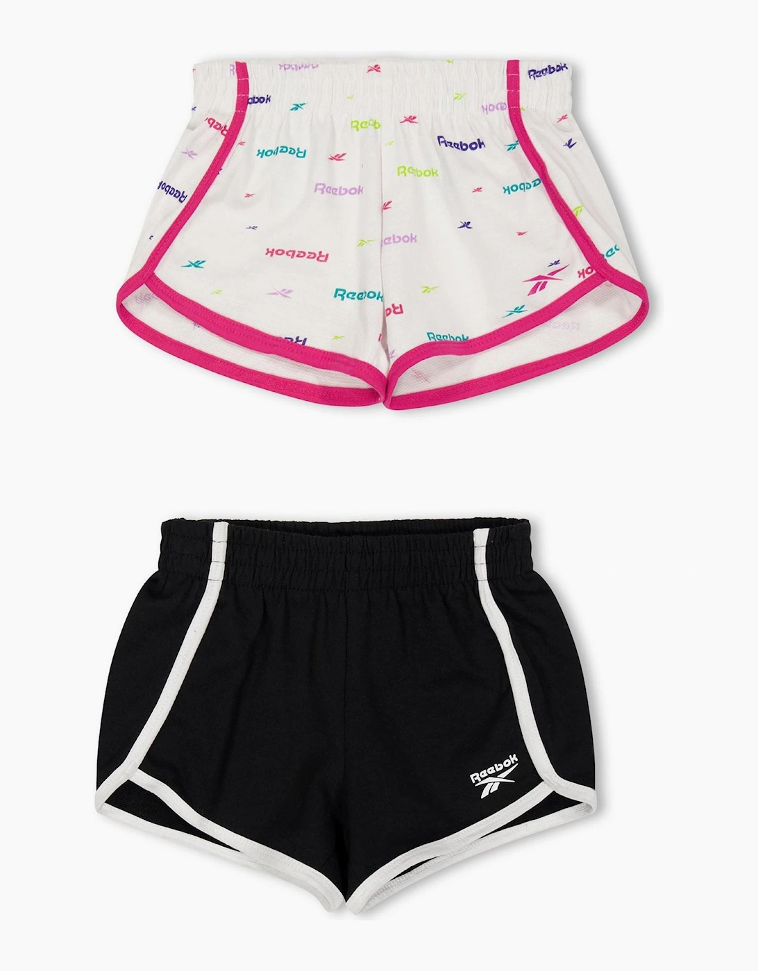 2 Pack Logo Print Road Shorts