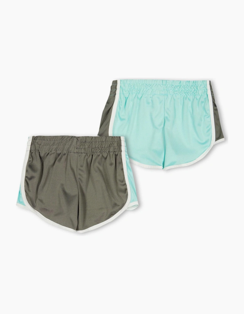 2 Pack Color Block Bermuda Shorts