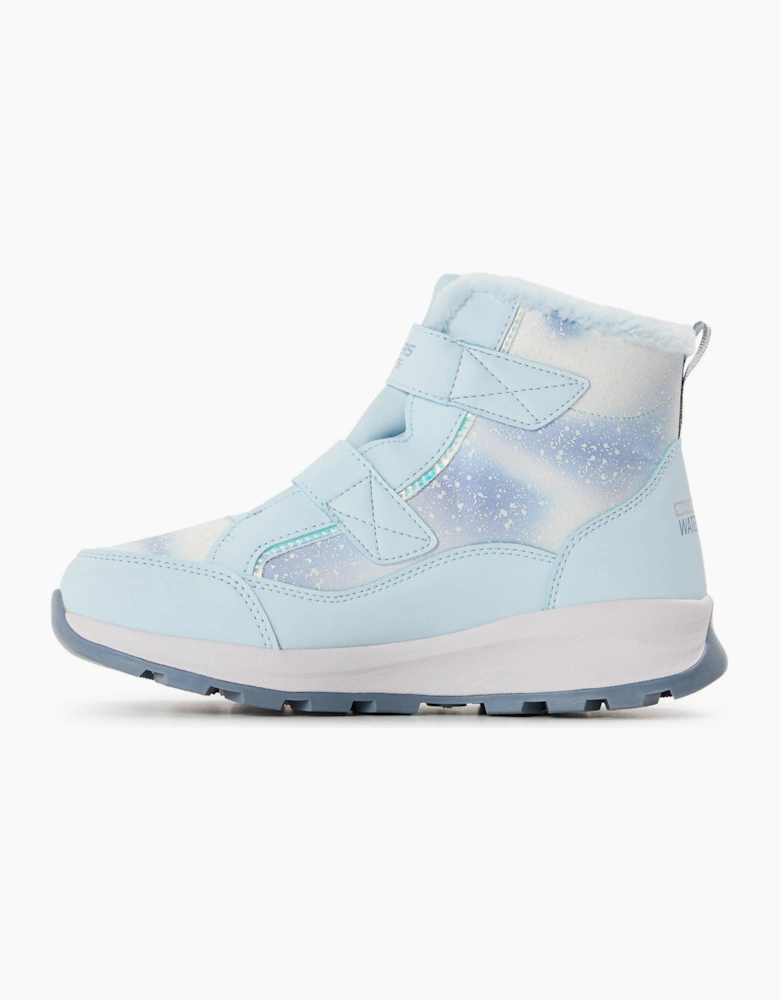 Strap Lighted Waterproof Mid Walking Shoes Unisex Kids