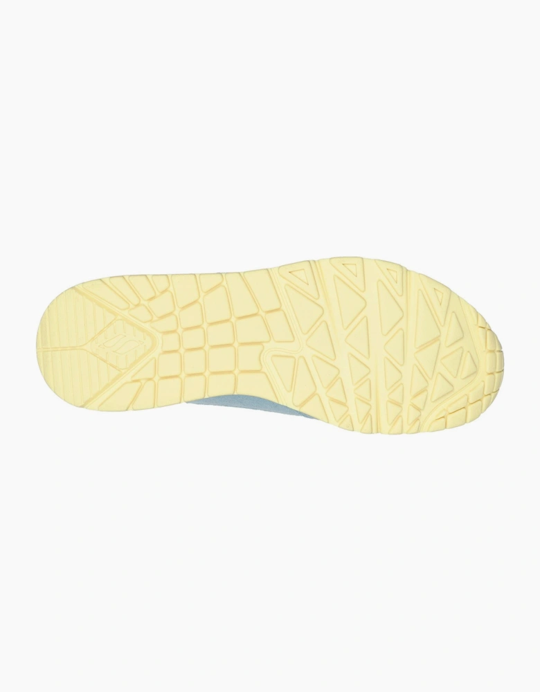 And  Perforated Duraleather Lace Low Top Trainers Girls