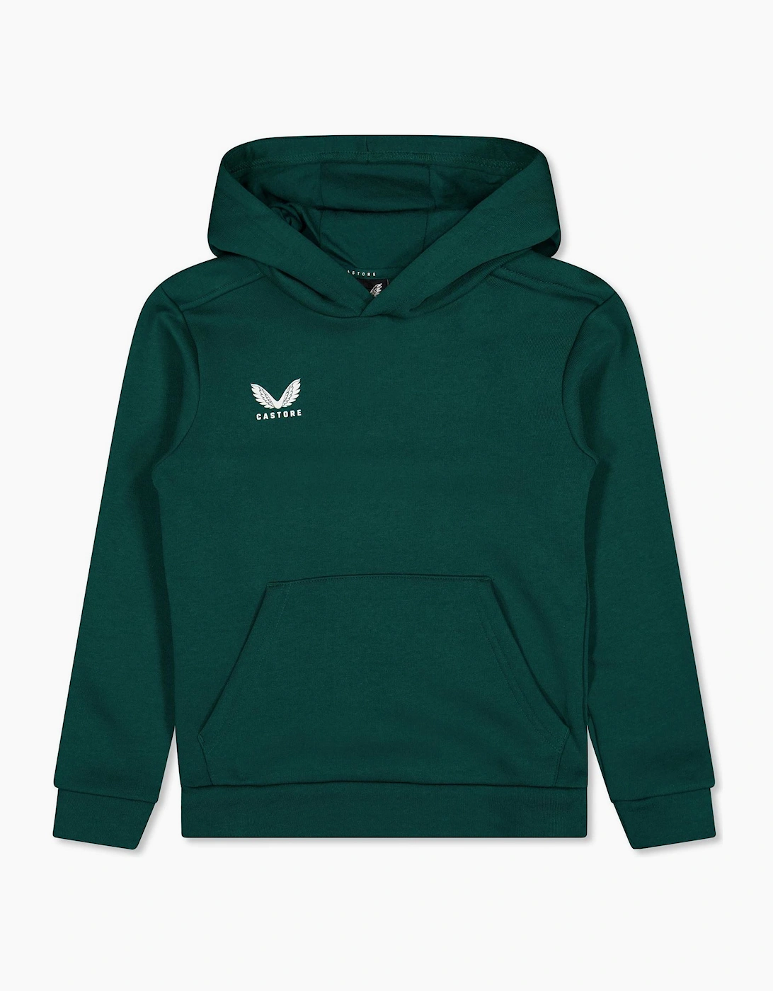 Castore Unisex Green Cotton Hoody - Size 11-12 L