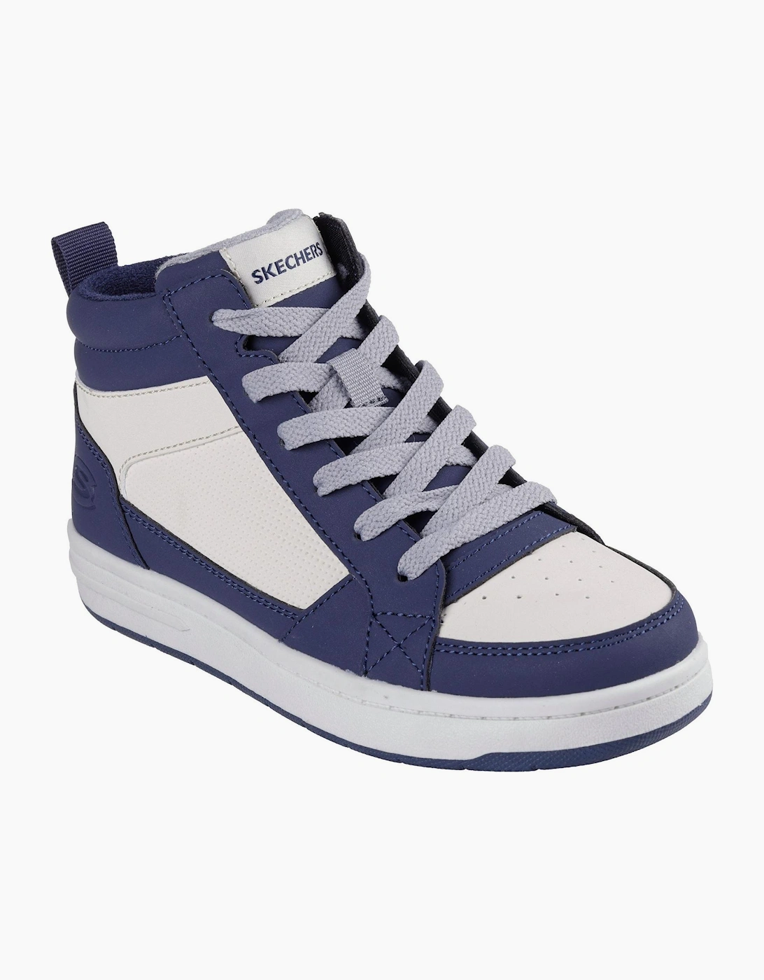 Up Fleece Lined High Top W Zip High Top Trainers Unisex Kids, 6 of 5