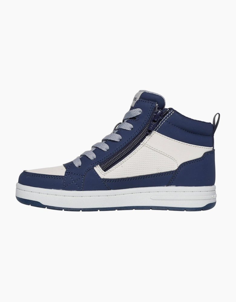 Up Fleece Lined High Top W Zip High Top Trainers Unisex Kids