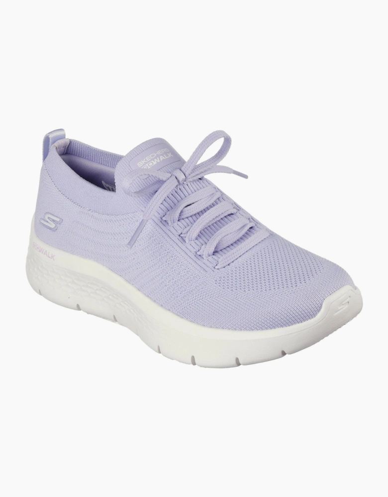 Knit Fixed Lace Slip On Trainers Girls