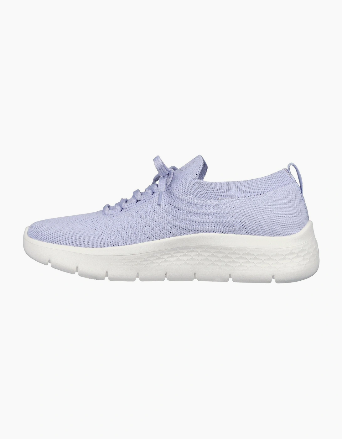 Knit Fixed Lace Slip On Trainers Girls