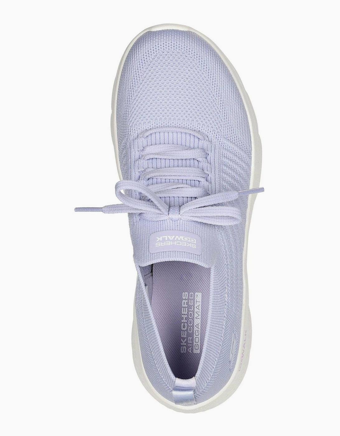 Knit Fixed Lace Slip On Trainers Girls