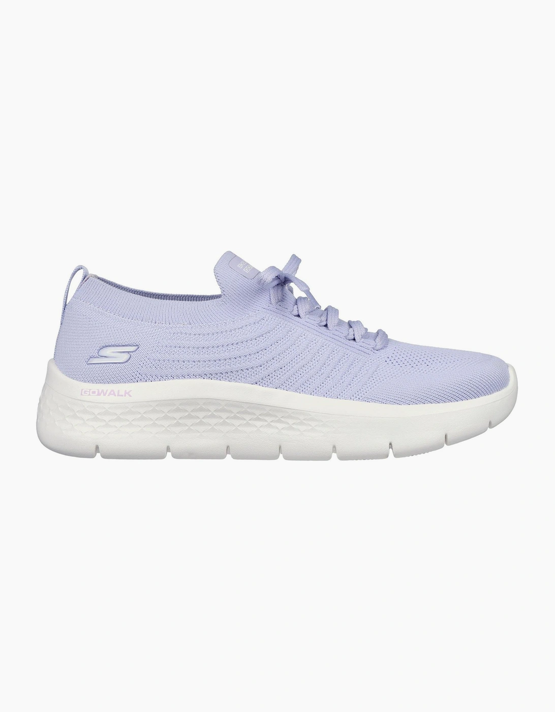 Knit Fixed Lace Slip On Trainers Girls