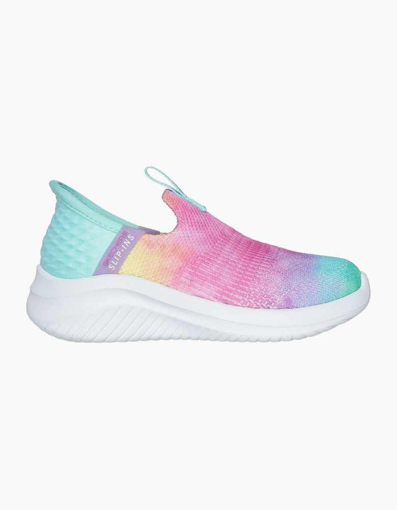 Ins Stretch Fit Multi Print Kn Slip On Trainers Unisex Kids