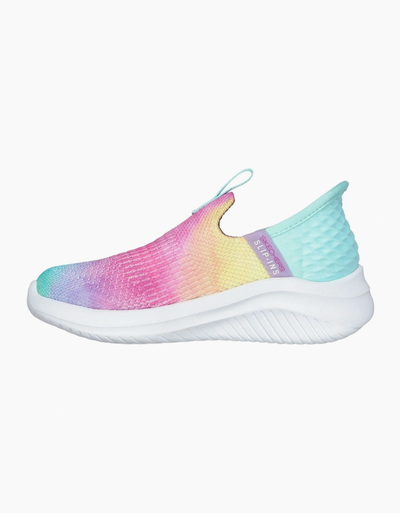 Ins Stretch Fit Multi Print Kn Slip On Trainers Unisex Kids