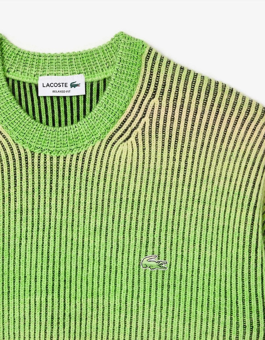 Ombre Crew Neck Relaxed Fit Sweatshirt