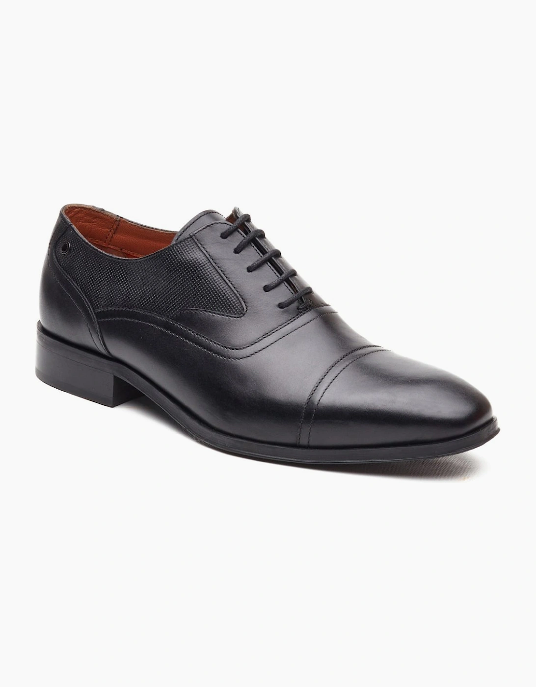 Portico Toe Cap Mens Oxford Shoes, 6 of 5