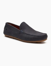 Navy Leather
