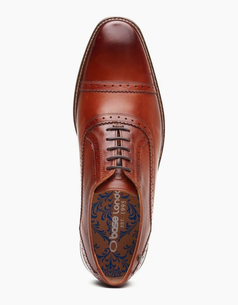 Ascot Toe Cap Mens Oxford Shoes