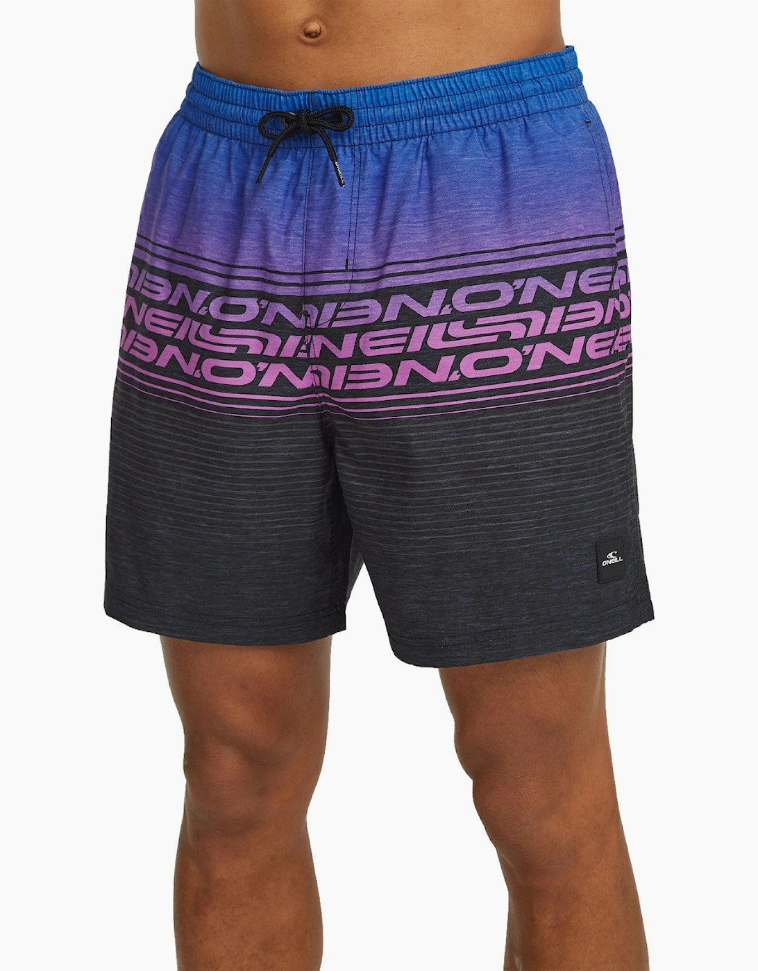 O'Neill Mens Logo Stripe 16'' Swim Shorts