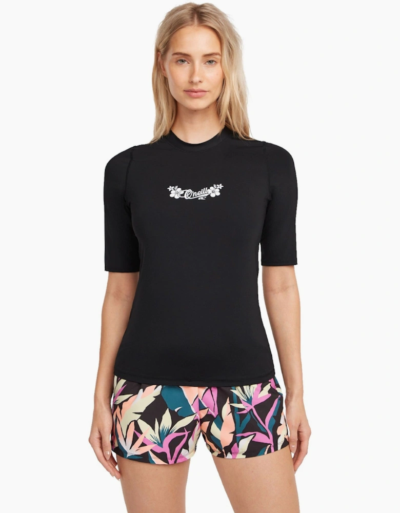 O'Neill Womens Skins Short Sleeve Rash Vest