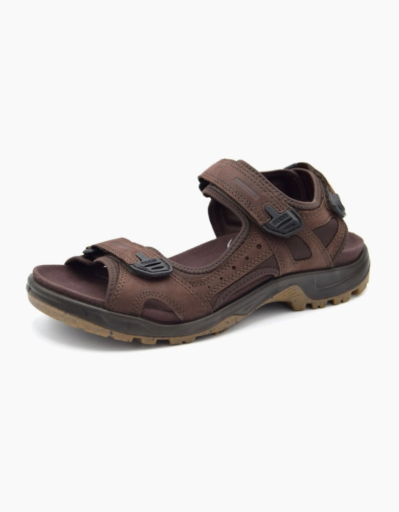 ECCO Mens Offroad Nubuck Leather Walking Sandals