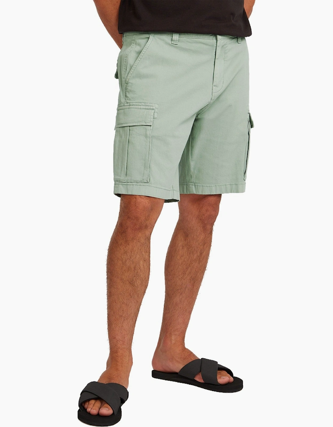 O'neill Men's Tan Essentials Cargo Shorts - Size 32/32