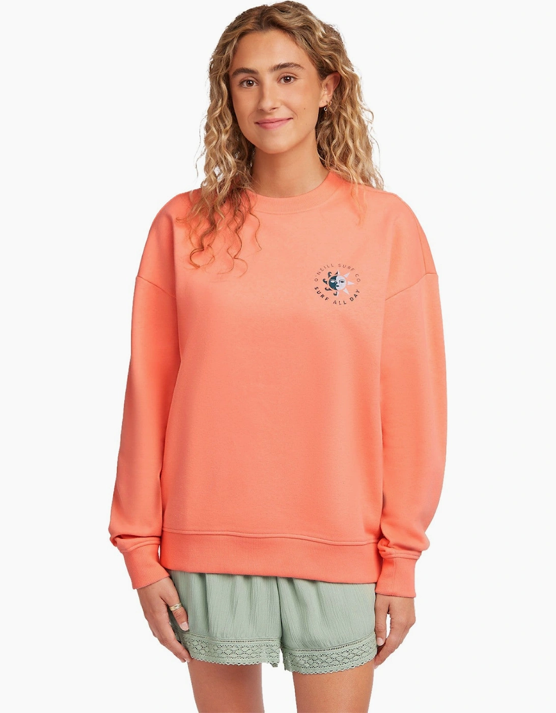 O'Neill Womens Summer Musthave Crew Sweatshirt