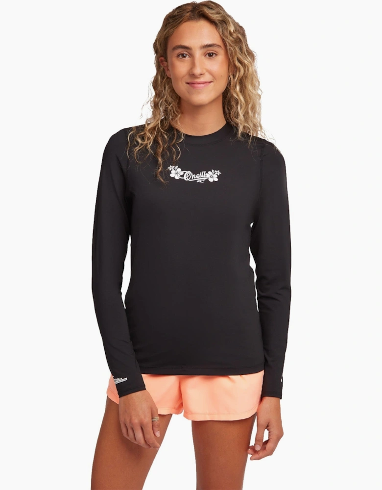 O'Neill Womens Skins Long Sleeve Rash Vest