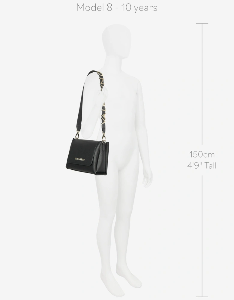 Alexia Satchel in Black (21.5cm)